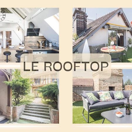 Le Rooftop - Vue Cathedrale - Climatisation Troyes Eksteriør bilde